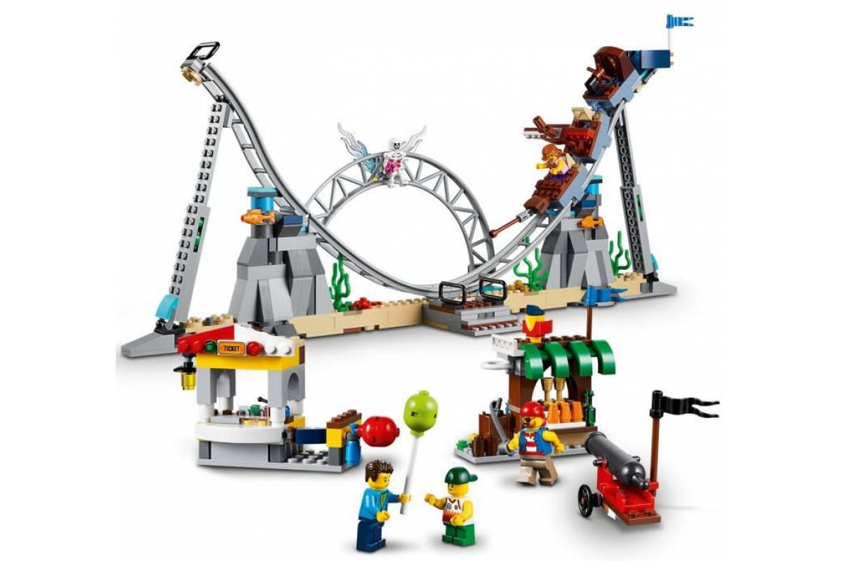 pirate roller coaster lego