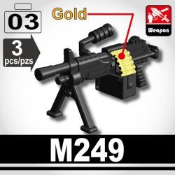M249 Пулемет черный