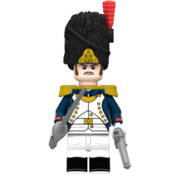 French Officer of Old Guard Grenadiers (Brickpanda)