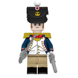 Officer of the French Infantry (Brickpanda)