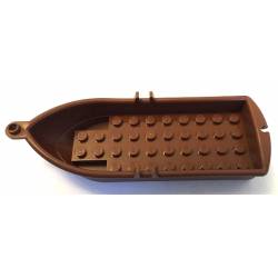 Boat, 14 x 5 x 2 with Oarlocks without Hollow Inside Studs