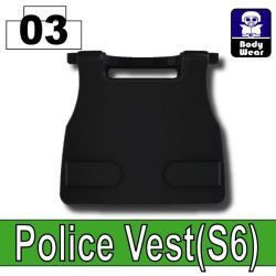 Police Vest S6 Black