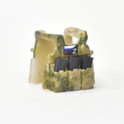 Vests LBT 6094 moss camouflage, rectangular patch. black magazines