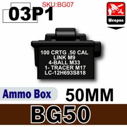 Ammo Box(BG50)03P1-50mm Black