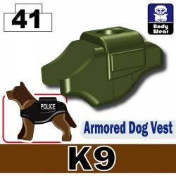 Armored Dog Vest K9 Tank Green