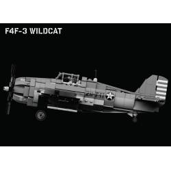 Истребитель ВМС и морской пехоты США F4F-3 "Уилдкэт"