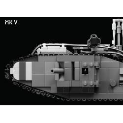 Black Bess - Mark IV Heavy Tank - Brickmania Toys
