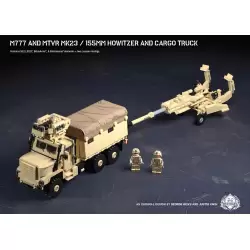 155-мм гаубица и грузовой автомобиль M777 и MTVR MK23
