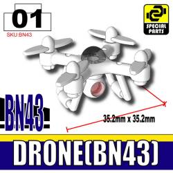 Дрон-беспилотник BN43 белый
