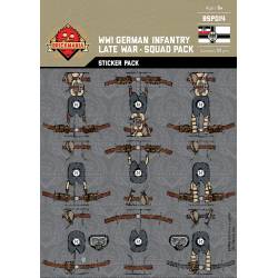 WWI German Infantry (Late War) - Squad Pack - Stickers