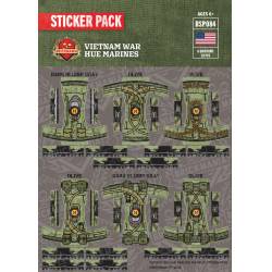 Vietnam War Hue Marines Sticker Pack