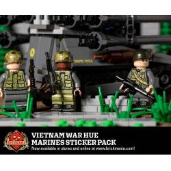 Vietnam War Hue Marines Sticker Pack