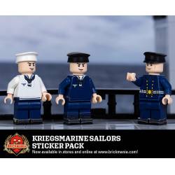 WWII Kriegsmarine Sailors Sticker Pack