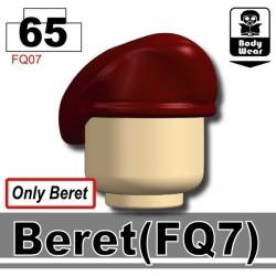 Beret FQ7 Deep Dark Red