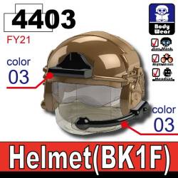 Современный шлем BK1F темно-бежевый