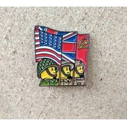Collector Metal Pin of Lego WWII Allies