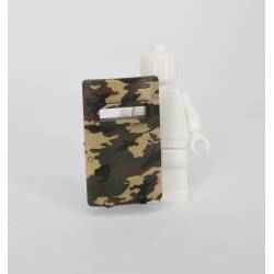 TACTICAL BALLISTIC SHIELD WITH WOODLAND CAMOUFLAGE