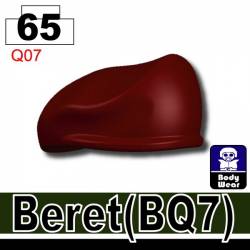 Beret BQ7 Deep Dark Red