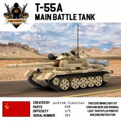 Tank T-55 Tan camo