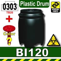 Бочка черная BI120