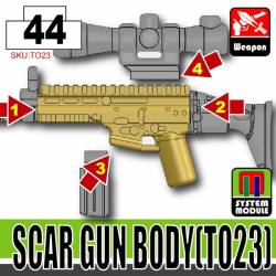 SCAR Gun Body TO23 Dark Tan