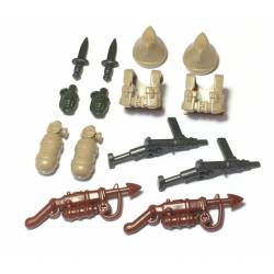 BrickWarriors British Commando Minifigure Accessories