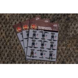 WWII German Infantry Light Gray - Squad Pack - Stickers