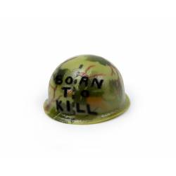 Американский шлем М1 с принтом "Рожден убивать"