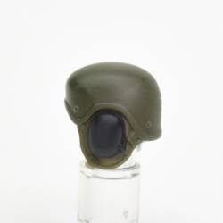 Tanker helmet from the Ratnik set. Green with black earmuffs