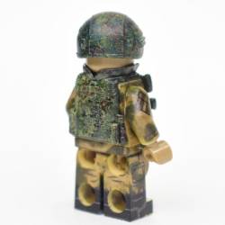 Modern Russian Soldier in camouflage Mokh