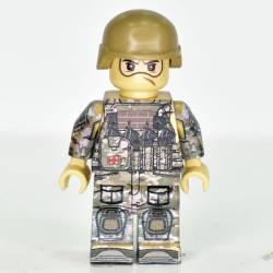 Russian lego Soldier in the form of G3 multikam + light armor vest.