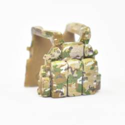 Armored vest LBT 6094 closed holsters, multicam camouflage