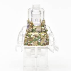 Armored vest LBT 6094 closed holsters, multicam camouflage