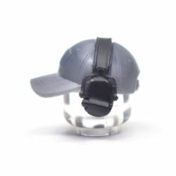 Tactical Gray Cap | Black Headphones