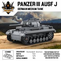 Немецкий Средний Танк - Панцер III Ausf J