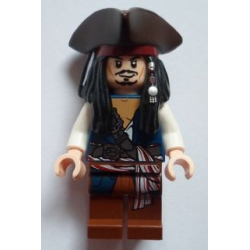 Captain Jack Sparrow with Tricorne and Blue Vest